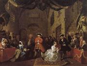 William Hogarth Beggar s opera oil on canvas